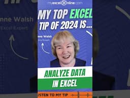 🎙 Anne Walsh Top Excel Tip! #excelexpert https://join.myexcelonline.com/one-dollar-trial-website/