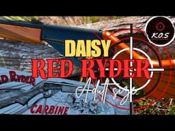 Adult size Daisy Red Ryder BB Gun Unboxing/Initial thoughts/First shots