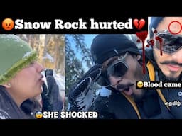 😨She shocked because 😡Snow Rock hurted my head 🩸bl*od came💔| Ep - 6 | Kashmir dhoothpathiri | TTF |