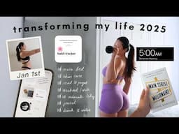 Transforming my life in 2025 *this will motivate you | healthy habits, 12/3/30, (pt. 1)