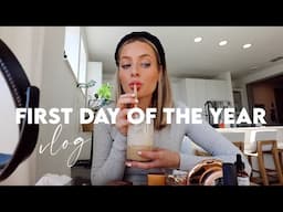 FIRST DAY of the YEAR | healthy protein recipes, prioritizing myself, & implementing wellness habits