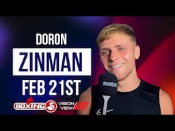 Doron Zinman (1-0) fired up and would fight on every Boxing 5 Promotions! Hungry | Feb 21st