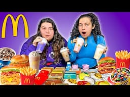 Huge McDonald's Mukbang!! Trying and Rating Everything on the McDonald's Menu!!