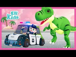 Toy Police Car With Dinosaurs +More | Eli Kids