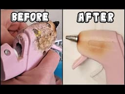 How to Clean a Hot Glue Gun! Easy