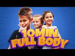 Full-Body Workout for Kids and Parents 💪💪💪 | 10 MINUTES | GROWING STRONG