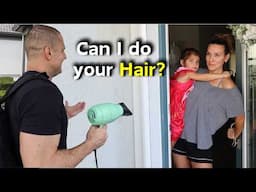 Asking Strangers To Do Their Hair