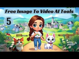 5 Best FREE Image To Video AI Tools | Create AI Animation For FREE