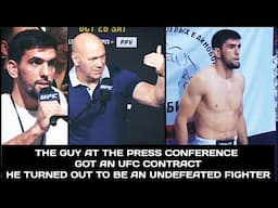 HE GOT AN UFC CONTRACT RIGHT AT THE PRESS CONFERENCE - UNDEFEATED FIGHTER HIGHLIGHTS