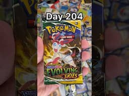 Opening Pokémon Cards For 204 Days Searching for the RAREST Card! #shorts