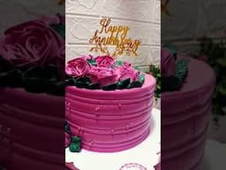 handpipe roses#shortvideo #cake #viral #cakedecorating #highlights #everyone