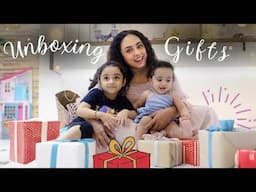 Gift Unboxing | Pearle Maaney | Baby Nila & Nitara