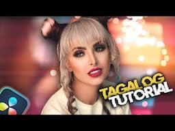 GLOW EFFECT sa Davinci Resolve 18 - Tagalog Editing Tutorial