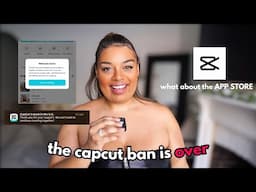 CAPCUT BAN IS OVER + TikTok is Different