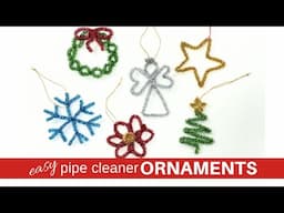 How To Make Pipe Cleaner Ornaments – Simple Christmas Craft Project