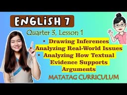 Drawing Inferences || GRADE 7 || MATATAG Curriculum|| QUARTER 3 | LESSON 1 | Week 2