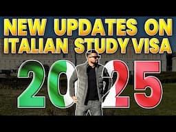 MAJOR NEW CHANGES FOR ITALIAN 🇮🇹 STUDY VISA 2025 SEPTEMBER INTAKE||#studyinitaly #italystudentvisa