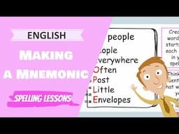 Let's Spell - Making a Mnemonic (Primary School English Spelling Lesson)