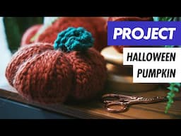 How to KNIT a Halloween Pumpkin