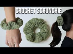 Easy Crochet Scrunchie Tutorial for Beginners