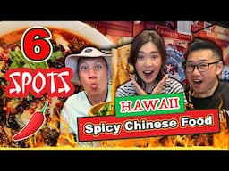 ULTIMATE  Spicy CHINESE FOOD Tour in HAWAII! Can Amanda and Felix handle SPICY food in Honolulu? 🌶️