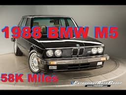 1988 BMW M5 - New Arrival - EAG Signature Car