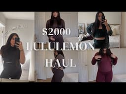 $2000 LULULEMON TRY-ON HAUL | Bump Friendly!