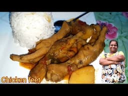 #chickenfeetrecipe|| How I cook Chicken feet curry. #budgetmeals #save  #maotwana #durbancooking