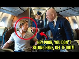 Man Insults Brad Pitt on a First Class Flight – Instantly Regrets It When the Truth Is Reveal!