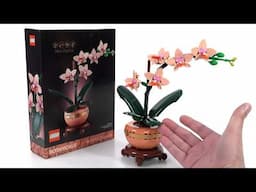 LEGO Botanicals Mini Orchid review! 10343 #NotSponsored