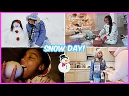 WE GOT TO SKIP SCHOOL FOR A SNOW DAY + A CHRISTMAS DAY FLASHBACK | YOSHIDOLL