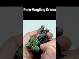 Painting Ork Skin for 40K - Easy Method! #shorts