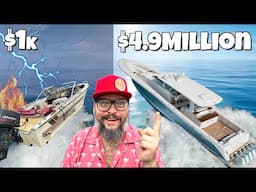 Testing a $1k vs $4.9 Million Dollar Fishing Boat