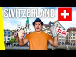 $100 Food Challenge In The World's Most Expensive City (ZURICH)