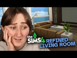 renovating the *worst* sims apartment with the refined living room kit!