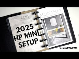 How to Set Up Your 2025 HP Mini Planner | Featuring Crafted Designs Co Inserts & Dashboards