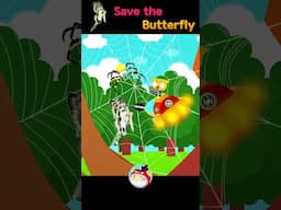 Save the Butterfly 2 | Insect Rescue Team | REDMON