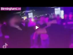 Birmingham club night halted by fight as footage shows 'sloppy' punch-up