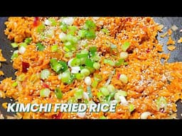 Korean Kimchi 🥬 and Bacon 🥓 Fried Rice 🍚 Perfect Combo! Easy and Quick Recipe