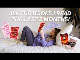 Every book i read in my WORST reading slump ever!! (Feb & March reads)