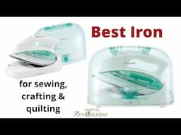 Best Iron for Sewing, Quilting, and Crafting? - Unboxing Panasonic Cordless Iron with Base & Case