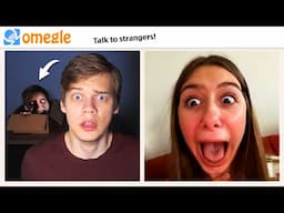 Creepy head in the box ON OMEGLE | Scary Prank