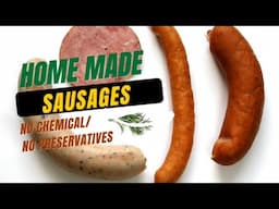 How to make HEALTHY FRESH HOMEMADE ITALIAN SAUSAGES || From the Scratch ||