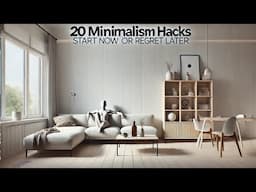 20 Minimalism Hacks to Start Now or Regret Later