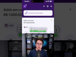 VOU DEIXAR 1 MILHÃO NA CAIXINHA DO NUBANK! #Shorts