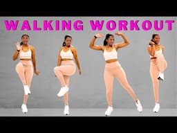 WALKING CARDIO WORKOUT TO LOSE BELLY FAT🔥 NO JUMPING NO SQUATTING