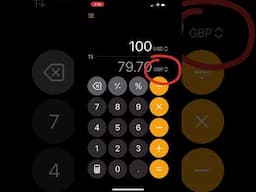 IPhone Currency Conversion Hack! #travel #shortsfeed