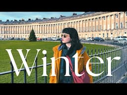 My last winter in London and a trip to Bath ❄️ Book shopping & packing! | Winter (2023) Snapshots