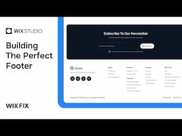 Building the Perfect Footer in Wix Studio | Wix Fix