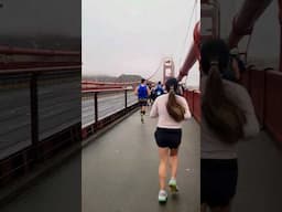 Running over the golden gate bridge! San Francisco Marathon edition!